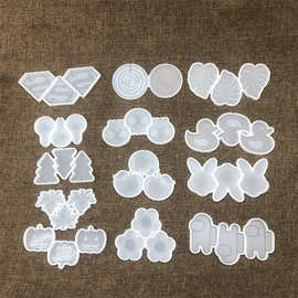 硅胶棒棒糖模具滴胶硅胶模具兔子香蕉花超人水果糖果模具DIY