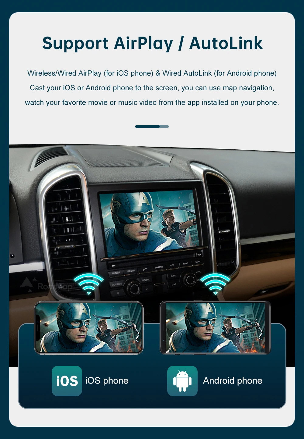 Wireless Carplay Car-Machine Interconnection Is Suitable for Porsche Pcm3.0 Pcm3.1 Decoder Module Decoder