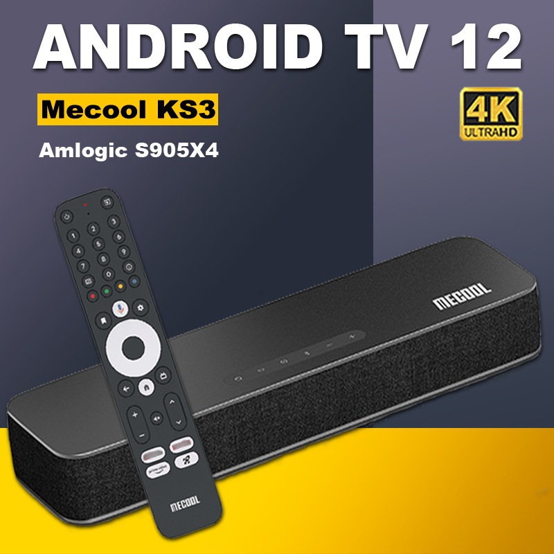 Foreign Trade Ks3 Sound Blaster Set-Top Box 905X4 Android 12 Network Player 4G/32G Tv Box Speaker Wholesale