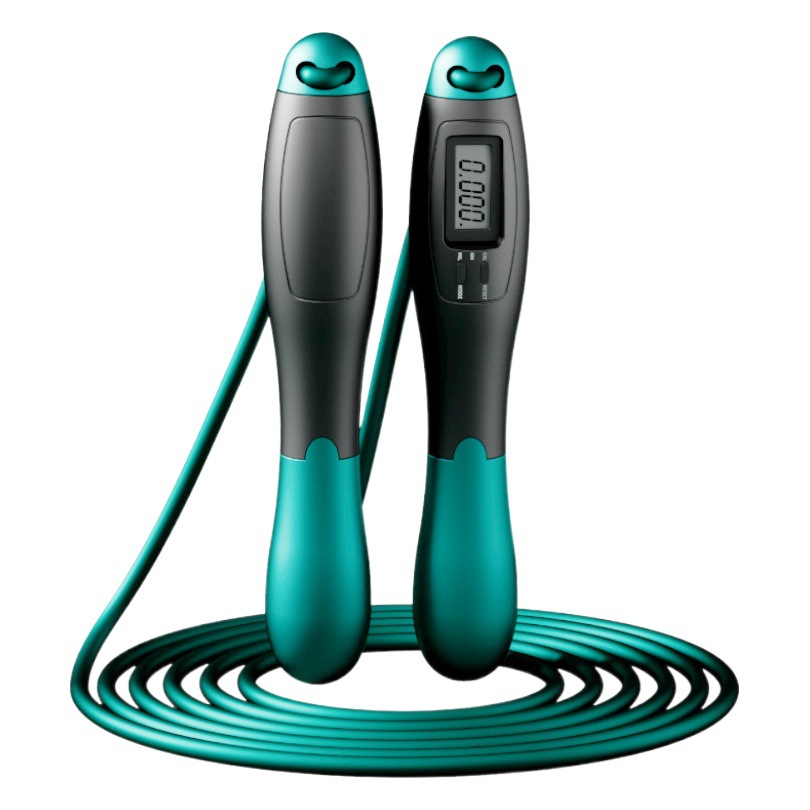 Saltar la cuerda de doble uso para el hogar inteligente con carga inalámbrica, bola grande, conteo de alambre, entrenamiento para adultos, artículos deportivos