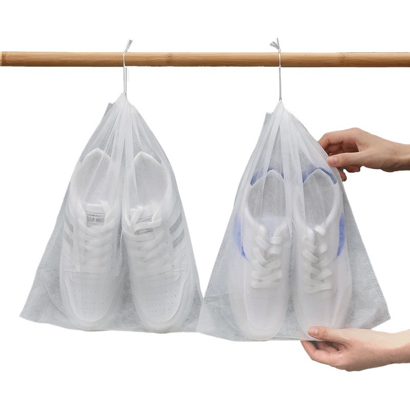 [Сумка для обуви Солнцезащитная анти-желтая сумка оптом] сумка для хранения обуви утолщенный одноразовый нетканый мешок для пыли чехол для обуви