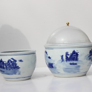 Wholesale Supermarket Special Pickle Basin, Pickle Pickle Pickle Jar, Blue and White Porcelain Jar, Pickle Basin