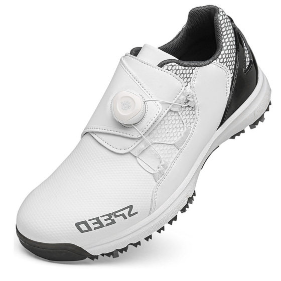 Golf Shoes Men's and Women's Shoes Breathable Automatic Rotating Lace-up Casual Shoes Couple's Fixed Nail Men's and Women's sneaker