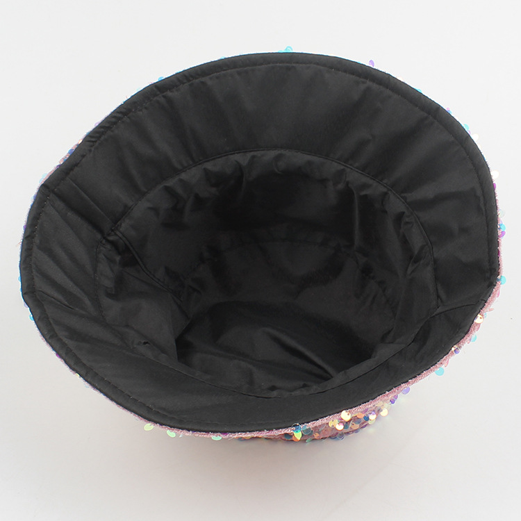 Fashion Sequins Basin Hat display picture 2