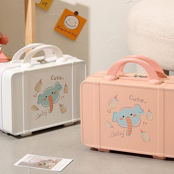 Путешествие маленький ретро чемоданчик handsont storage box, косметичка, 14 дюймов