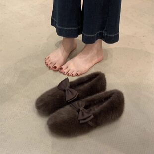 �����Y��ɫëëЬ�����߆�ЬŮ�¿���Ʒ�ﶬ��ů��ʽ��ƷЬ