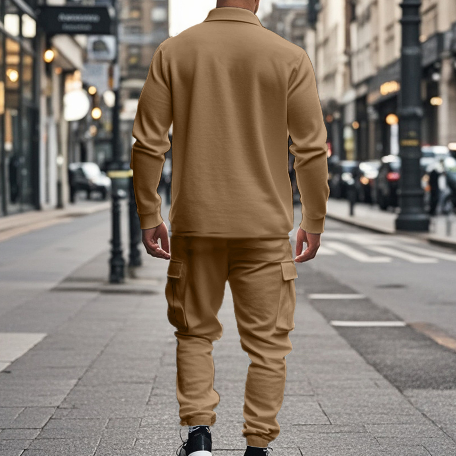 Herren Outdoor Set Mit Fleece Futter Für Jagd Und Arbeit_voghion.com