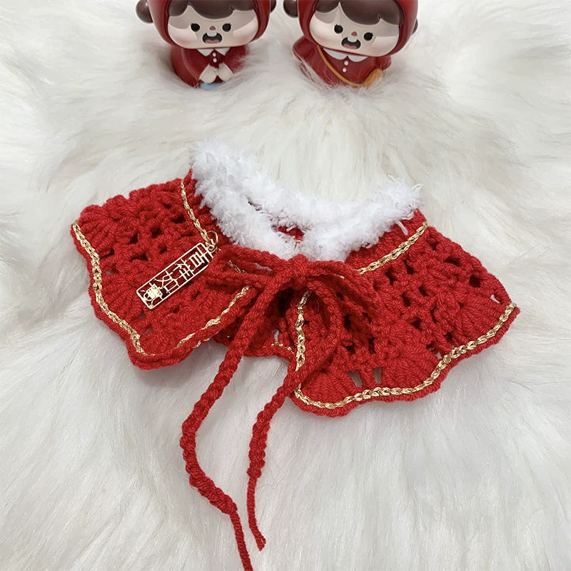 Кошка Собака Вязаный Шарф Воротник Новогодний Нагрудник Шаль Домашнее Животное Скользкое Полотенце Праздничный Подарок Синий и Белый Горький