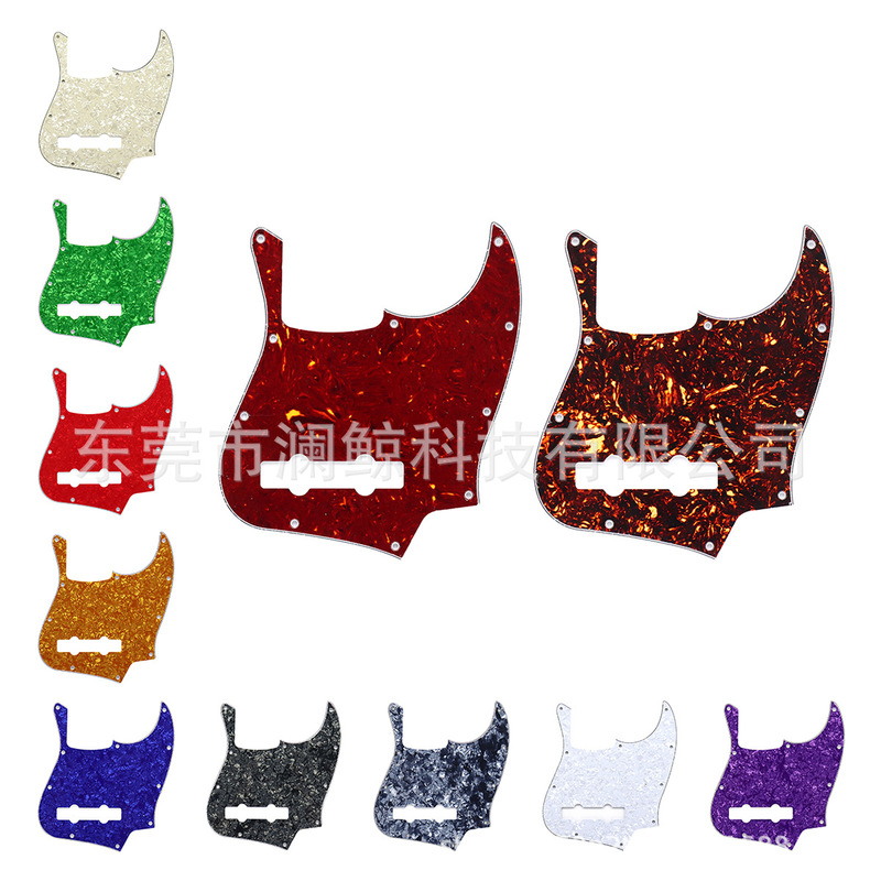 Jb Bass Pickguard 10-Hole 5-String Jazz Bass Electric Bass Pickguard Bass Front Cover Plate Anti-Scratch Plate Multi-Color