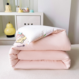 Children's quilt soybean quilt baby kindergarten nap winter quilt student dormitory single bed spring and autumn thin cover quilt core