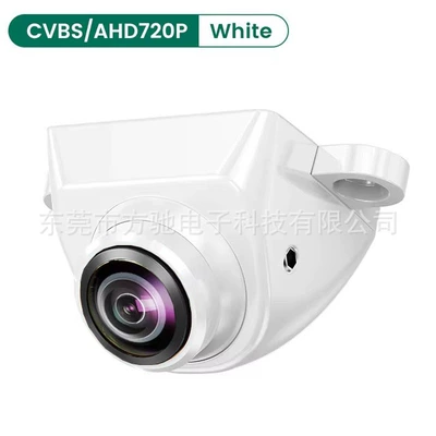 Korean car camera reversing image | Vehicle camera - ahd720phd-cvbs-optional-white-metal-shell-black-fisheye-large-angle-lens