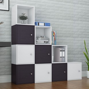Prellis Cabinet Simple Modern Free Combination Cabinet Bookcase Decorative Cabinet Creative Cabinet Storage Cabinet Multifunctional Storage Cabinet