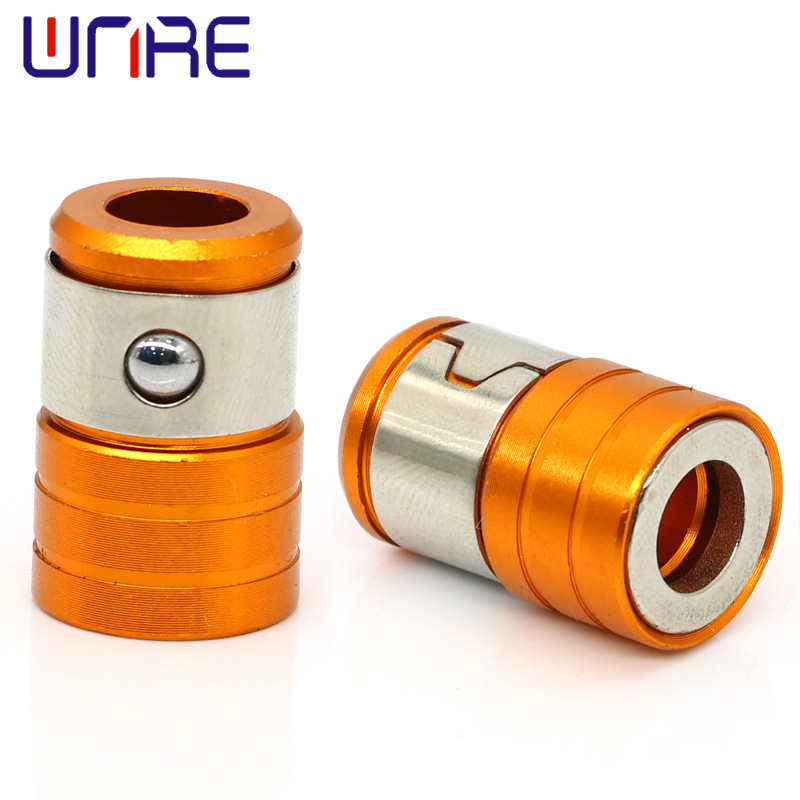 Orange - Horizontal Striped Powerful Magnetic Circle Take a photo