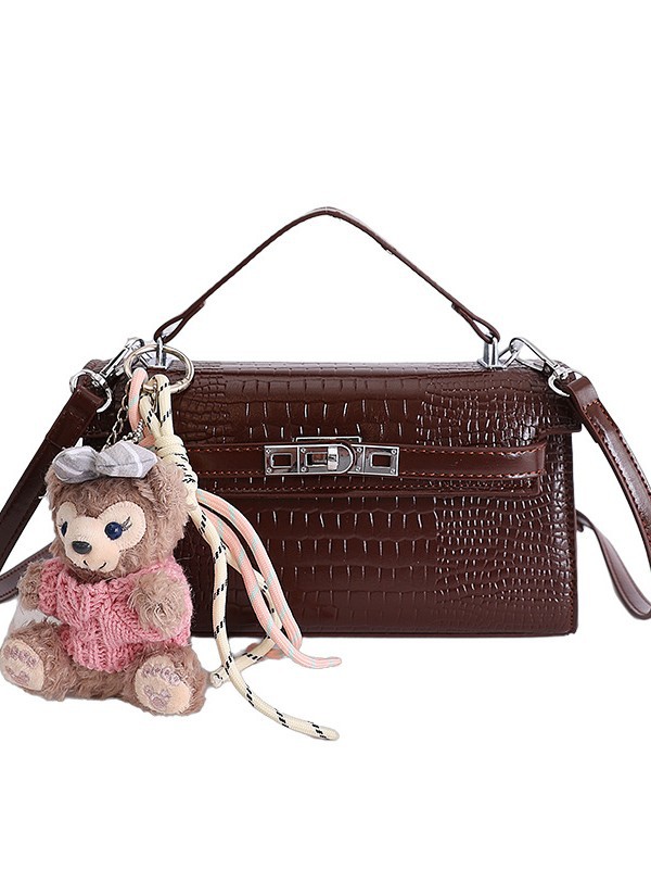 Altas sensaciones de cocodrilo bolsos portátiles Kelly bolsos mujeres 2026 nueva moda versátil bolsos de mochilas exquisitos bolsos cuadrados
