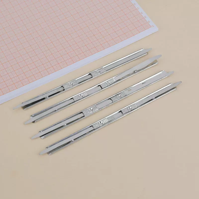 文件五金配件夹凹凸压条一字夹活页本夹子夹子夹文件一孔蛇夹批发