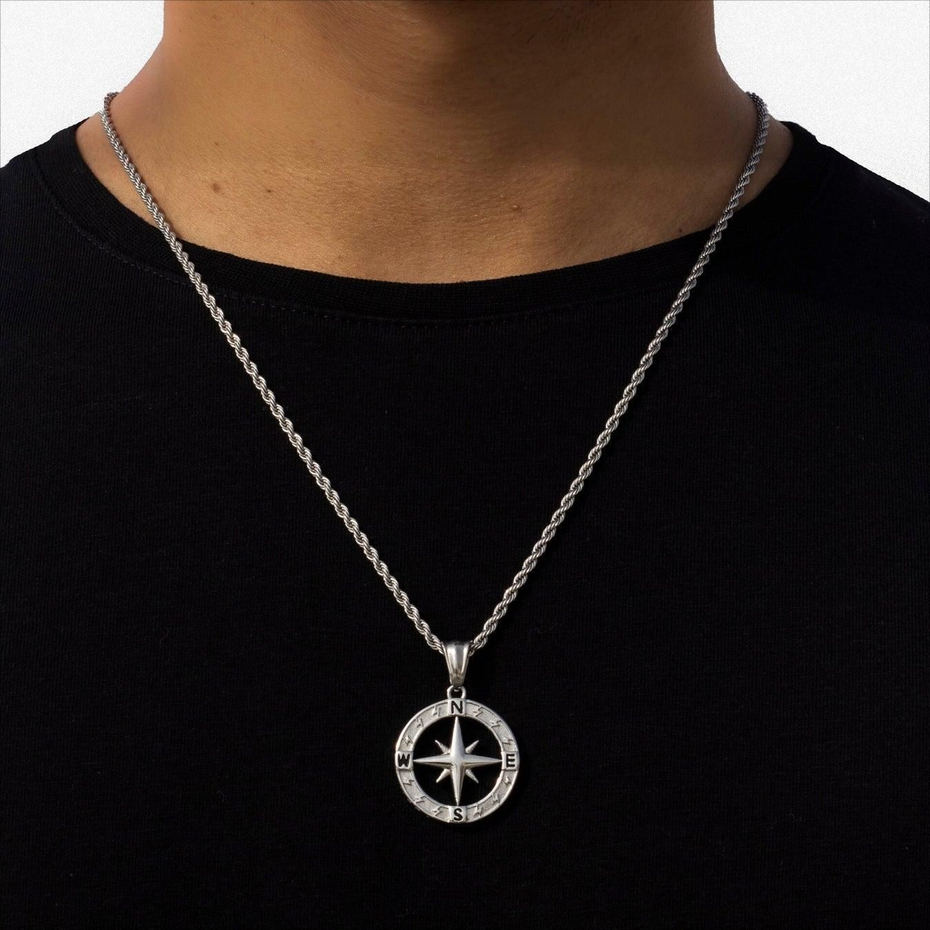 201 Stainless Steel 304 Stainless Steel Titanium Steel Gold Plated Classic Style Plating Star Pendant Necklace display picture 1