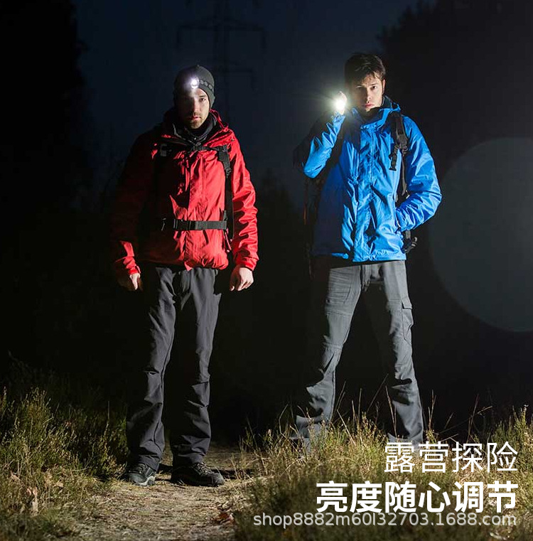 New Sst40 Strong Light Flashlight Outdoor Ultra-Bright Spotlight Long-Range Strong Light Rechargeable Home Work Light