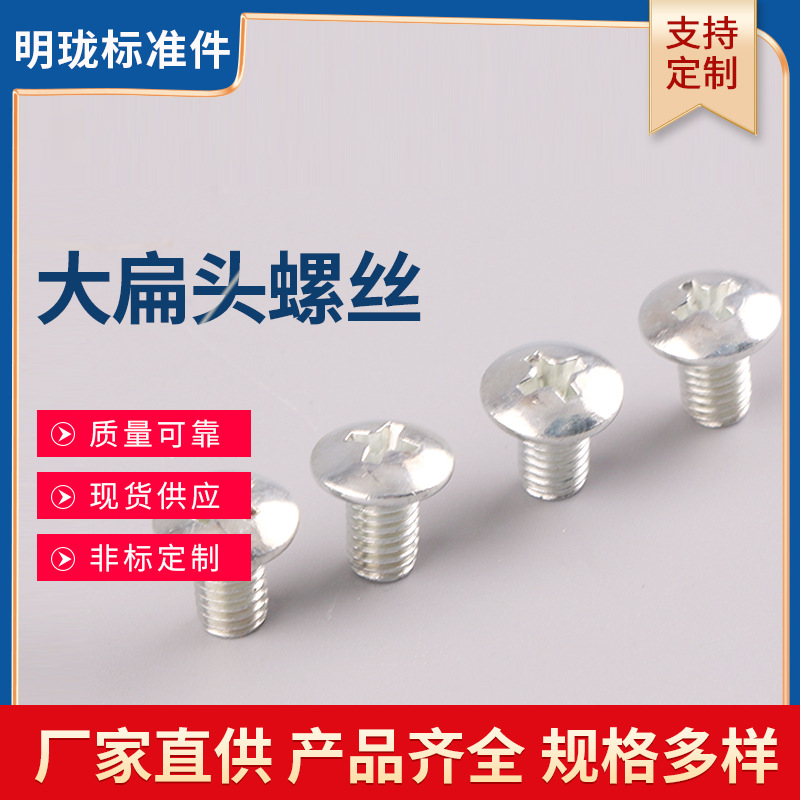 304不锈钢大扁头螺丝 镀白锌螺丝 4.2*13 4.2*16  4.2*19规格