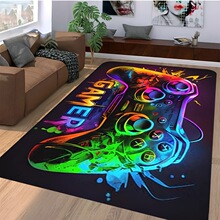 B 60915 Game handle cartoon kids carpet �����ֱ���ͨ��ͯ��̺