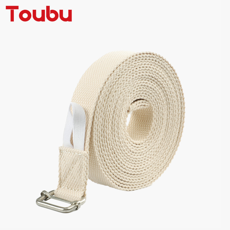 Iyangge yoga stretch belt Cotton Yoga tension belt tension rope yoga rope tension auxiliary supplies cross-border