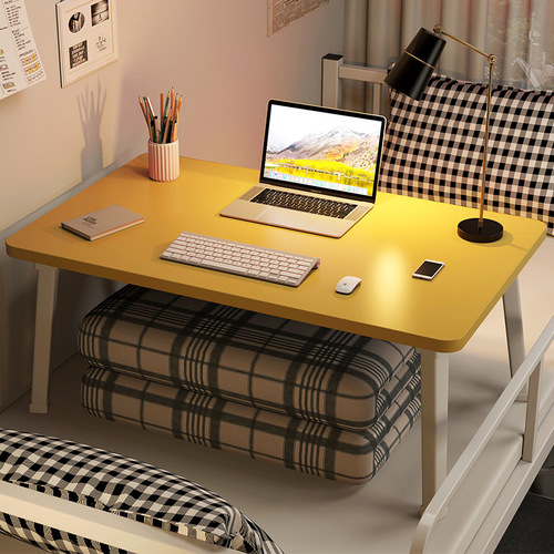 Bedside desk foldable dorm lazy person computer desk bedroom balcony small table student upper bunk study writing desk