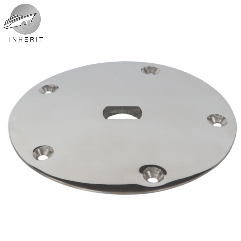 不锈钢加厚圆盘 船配件批发 跨境货源 船舶游艇用铸造精抛光圆盘