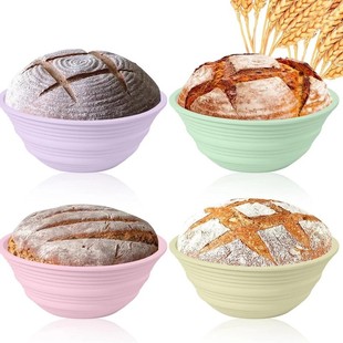 Silicone Fermentation Basket Household Oven Baking Dough Fermentation Bowl Foldableing High Temperature Resistant Large Capacity Bread Fermentation