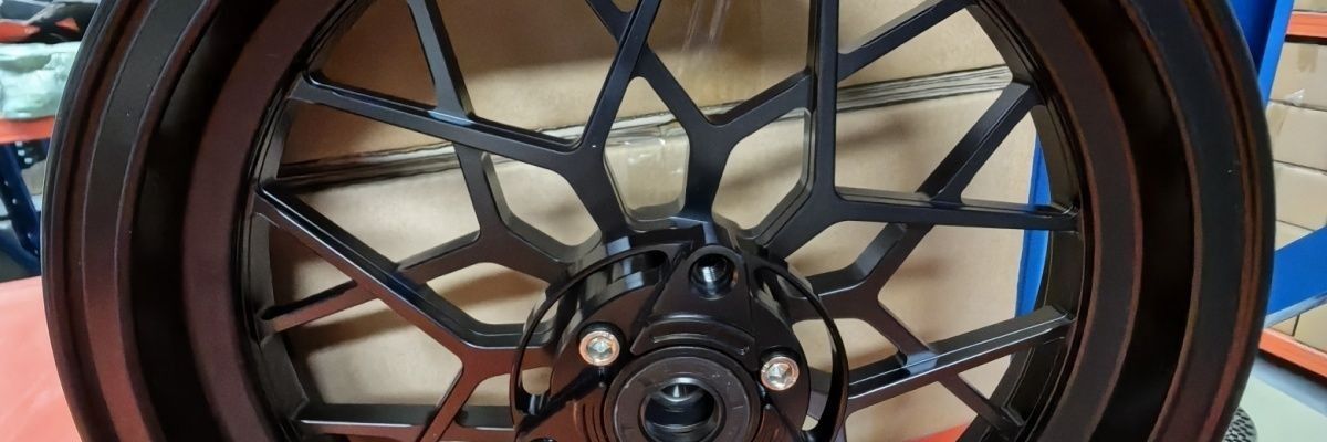 Nine-B No.1 front wheel rim UMFCUQIN1S 12inch NE wheel hub modified for Maverick, thickened and fixed for off-road use