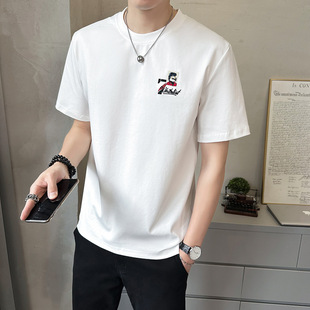 Summer Short-Sleeved T-Shirt Men's 2025 New Casual Men's T-Shirt B320-2502
