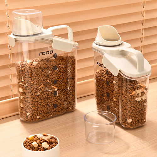 Airtight Food-Grade Plastic Grain Storage Bin, Multi-Grain Container, Kitchen Rice Bucket with Pest and Moisture Proofing