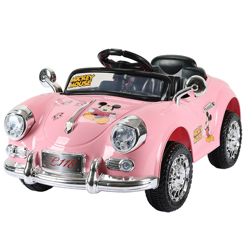Cuatro ruedas de automóvil eléctrico para niños se pueden sentar 1 - 6 personas con control remoto coche de juguetes recargables para hombres y mujeres coche de baterías para bebés