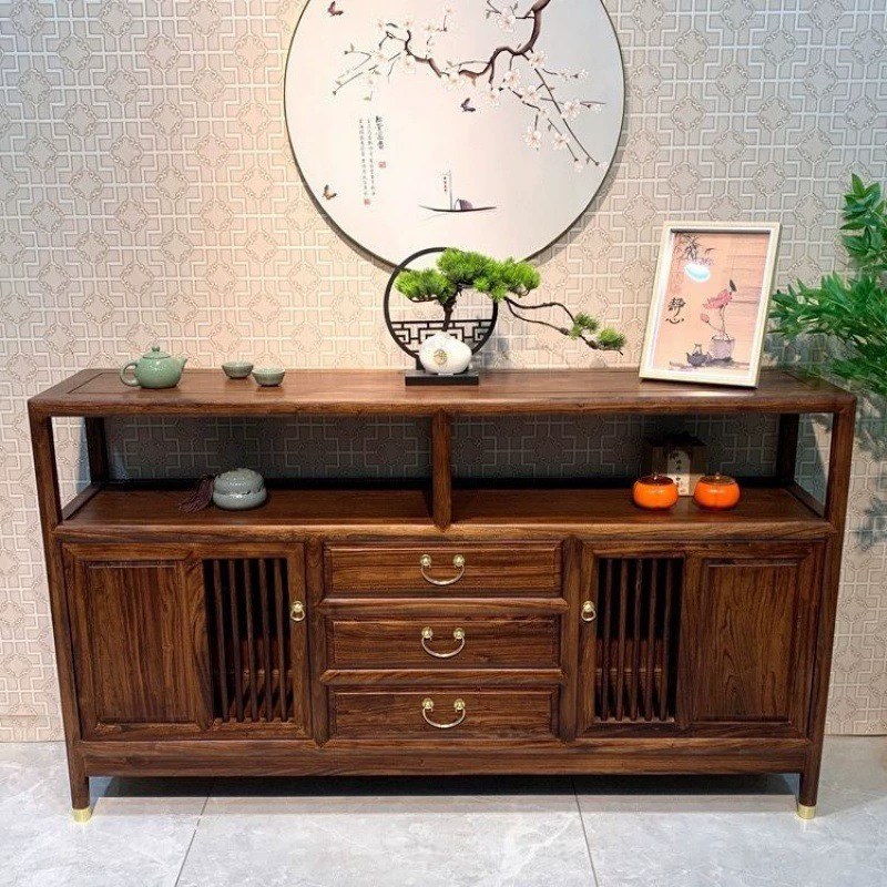 Новый входной шкаф в китайском стиле из старого вяза, перегородка, входная консоль, простой шкаф для хранения, обеденный боковой шкаф, буфет из цельного дерева.