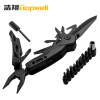 Street universal tools set, folding pliers, whistle