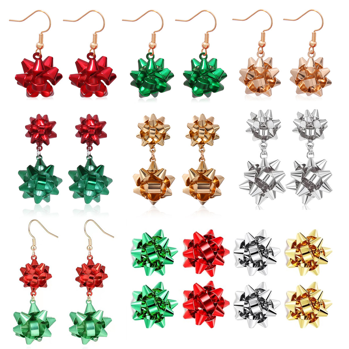 red earrings