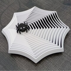 跨境Fractal Fidget Toy Octagon Star 蜘蛛扭曲网解压3d打印玩具