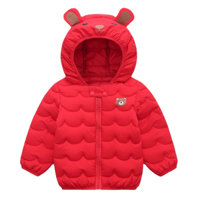 2025 otoño e invierno nuevo estilo chaqueta acolchada de algodón para niños y niñas chaqueta acolchada de algodón para niños y niñas chaqueta de bebé gruesa corta para niños grandes ropa de invierno