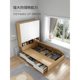 Tatami Wardrobe Bed Integrated Small Apartment Space-saving Multifunctional Storage Bed Cloakroom with Wardrobe Children's Bed