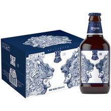 雪花*黑狮*白啤酒11.8度330ml*12瓶整箱精酿啤酒小麦白啤