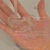 Aurora Ring's glossy resin rings ins, Korean bloggers, recommend it to you ~