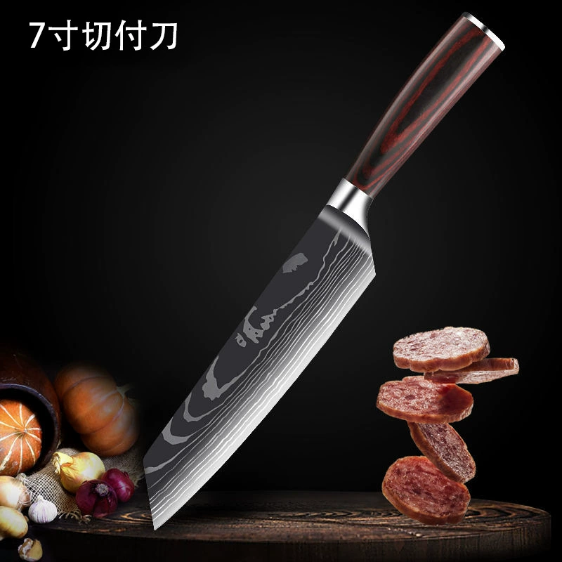 Special knife stainless steel, wavy set