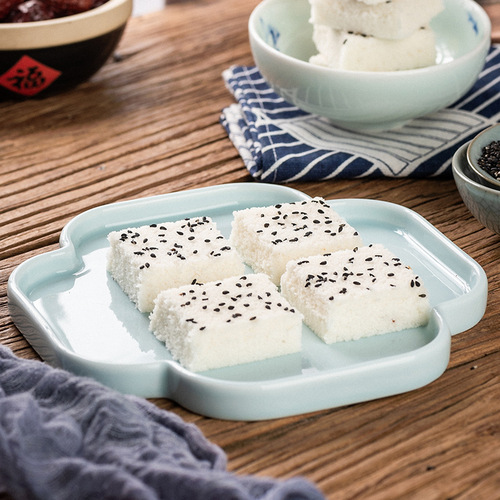 Wenzhou specialty breakfast meal replacement food handmade leisure internet-famous snack pastry healthy snack delicacy sesame steamed cake