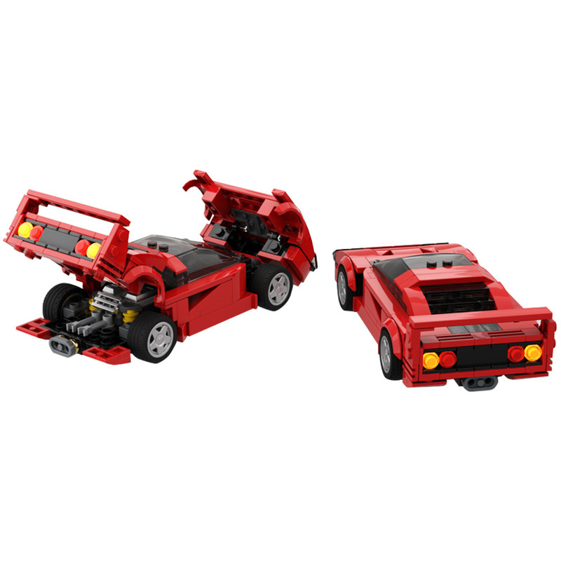 Moc-104559 Ferrari F40 Building Block Toy Ferrari Compatible with Lego Cross-Border Popular Dropshipping