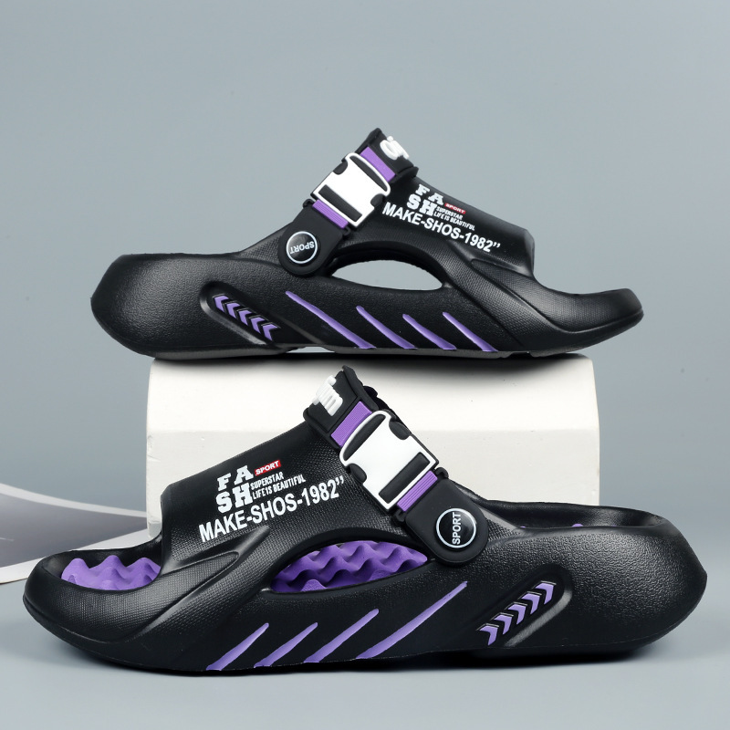 Sandalias de hombre de verano 2024 nuevo tipo de altura de amortiguación antideslizante puede nadar al aire libre ligero ocio para hombres