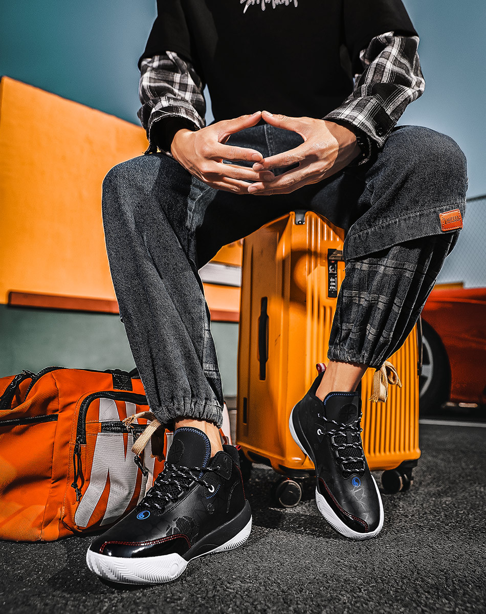 Mirage Basketball Shoes Men's Wade Breathable Real Anti-skid Wear-resistant Children's Sports Shoes_desvips.com