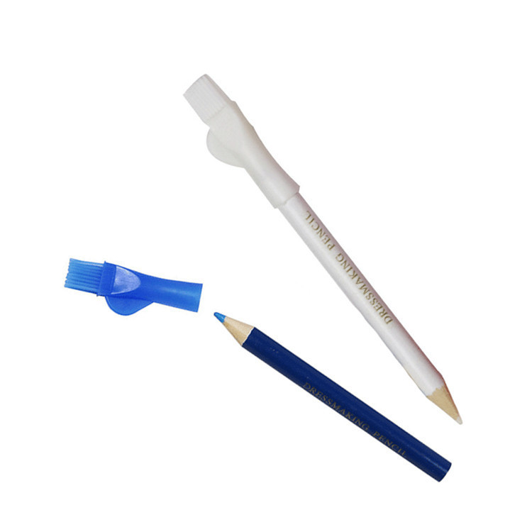 Pincel de dos colores con cepillo