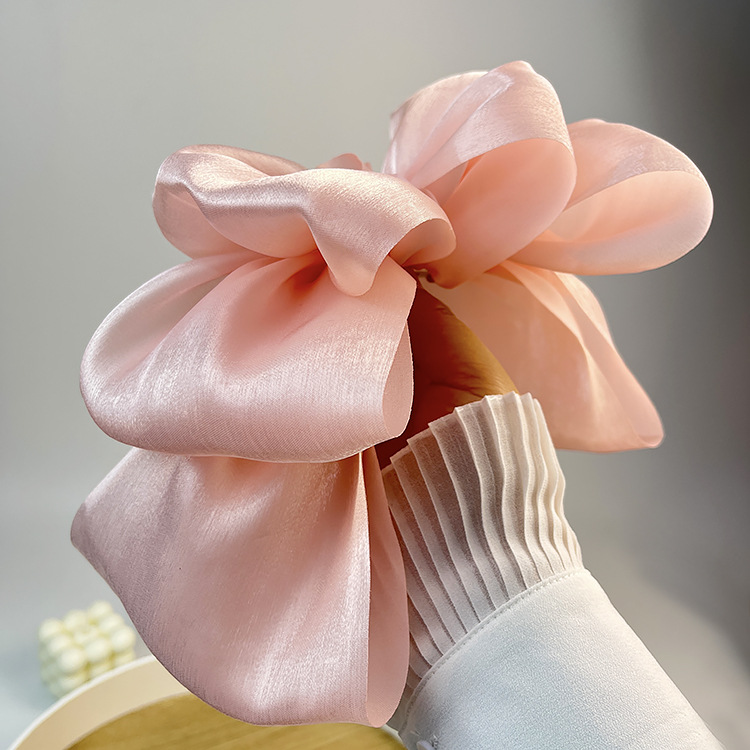 Women's Simple Style Bow Knot Organza Handmade Hair Clip display picture 7