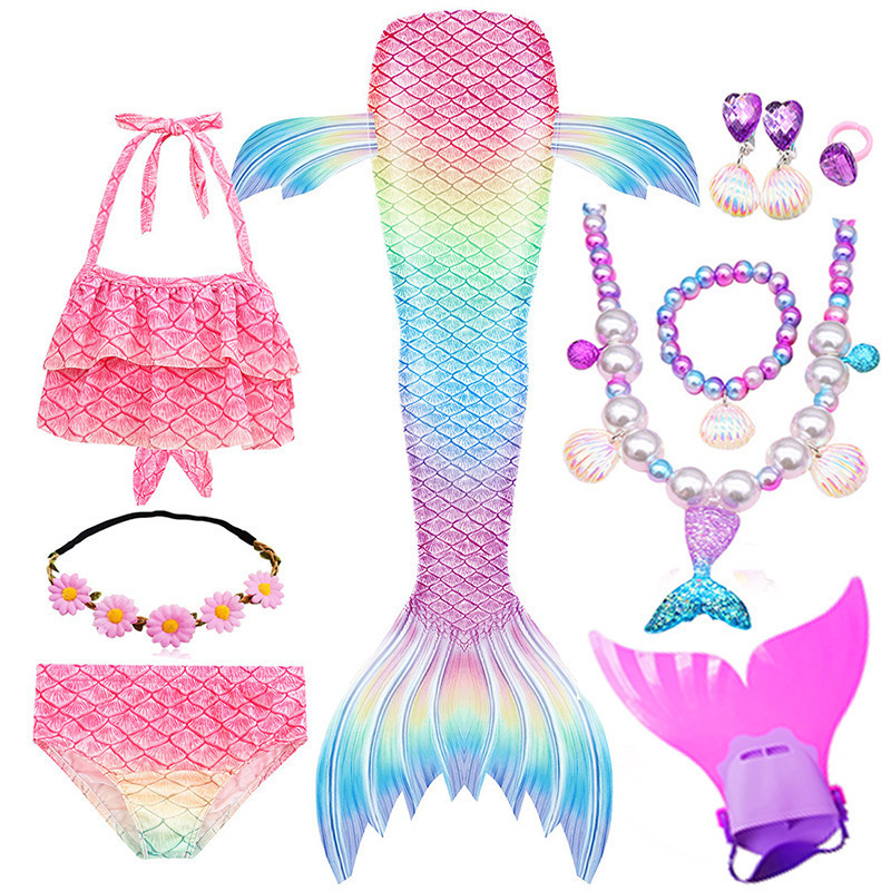 파스텔 3종세트 + 오리발 + 헤어 액세서리 + 목걸이 5종세트