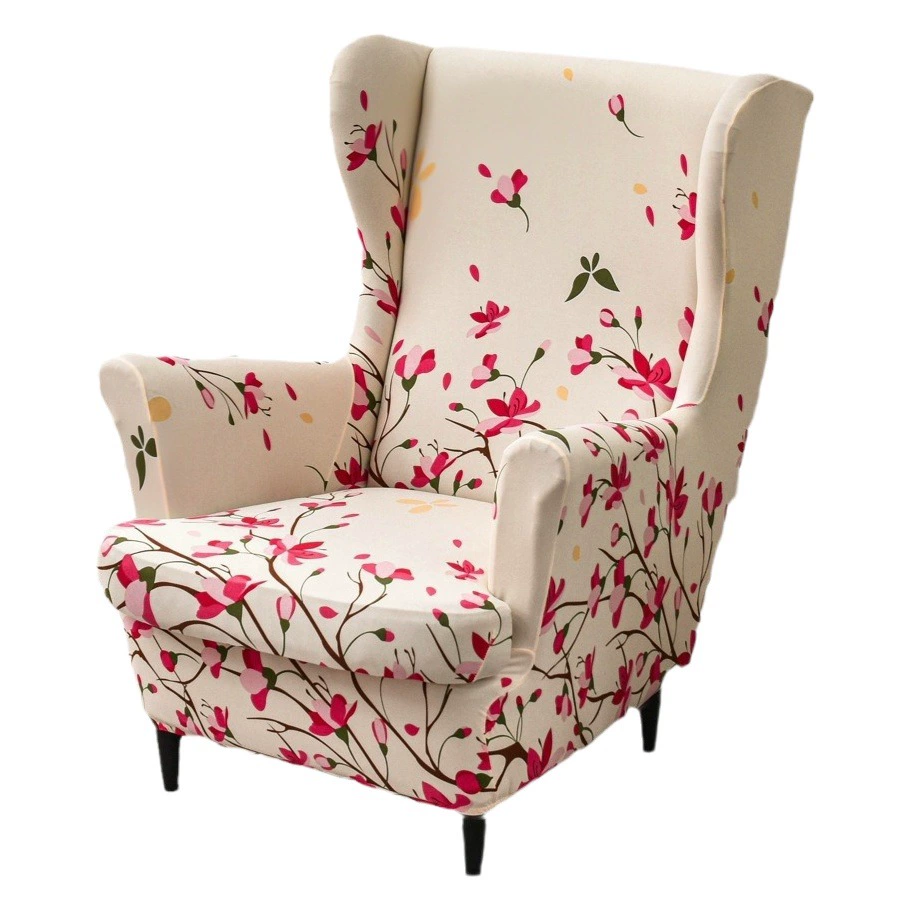 Новый эластичный Чехол для стула тигра, чехол для стула, чехол для дивана, Универсальный Одноместный чехол для дивана с подушкой Wingback, подушка Sgamon в американском стиле