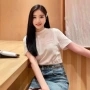 新款女士夏季圆领t恤