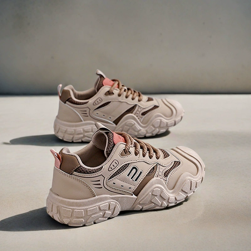 Уродливая милая женская обувь папаша обувь женская осень 2025 новая ретро беговая спортивная обувь кроссовки кроссовки повседневная обувь KT2685